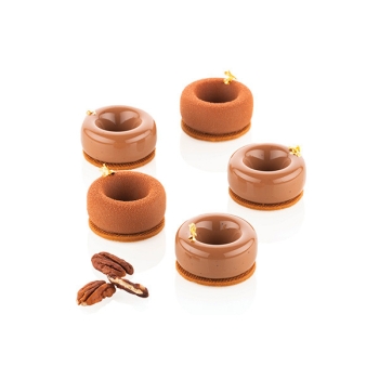 MOULE SILIKOMART PROFESSIONNEL 12 SAVARINS OBLIO